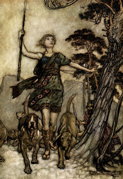 真夏の夜の夢 作： Arthur Rackham